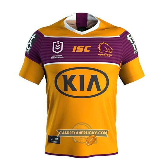 Camiseta Brisbane Broncos Rugby 2020 Segunda